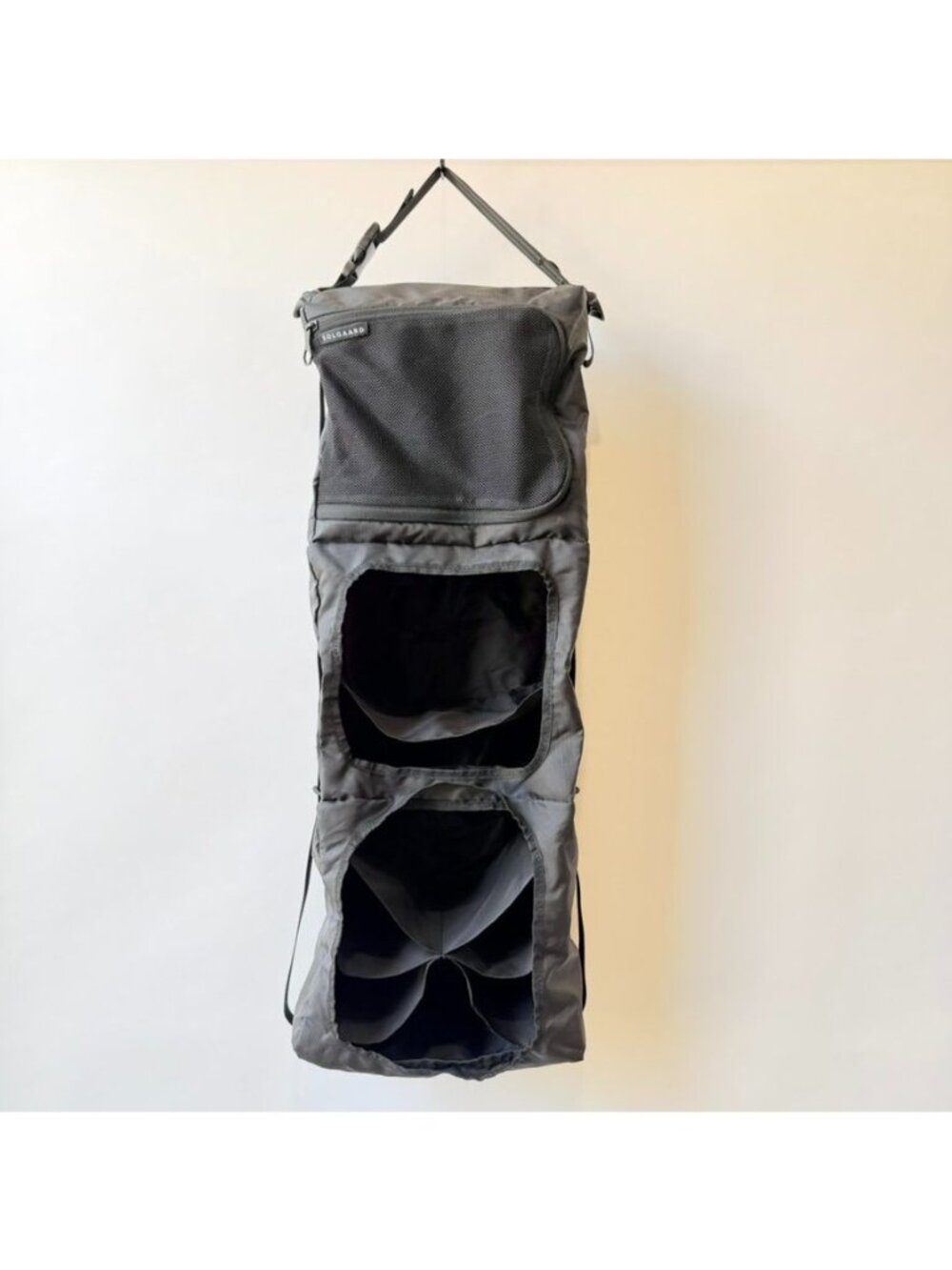Solgaard Carry-On Closet Hanging Travel Organizer Insert Black